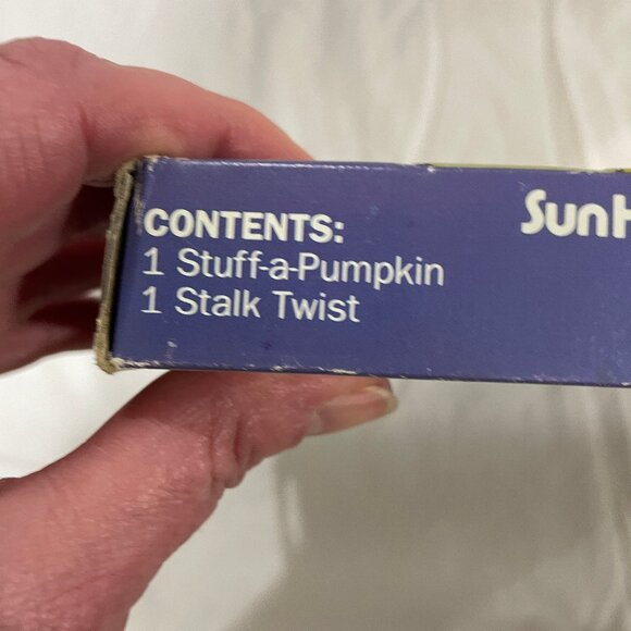 NOS Vintage Halloween Stuff A Pumpkin by Sun Hill Made in USA 114 gallon Leaf - Picture 11 of 14